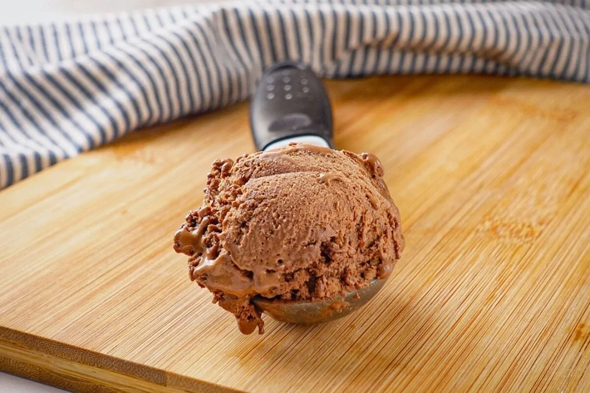Sorvete Chicabon caseiro muito cremoso e com aquele sabor de