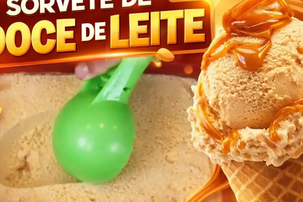 Sorvete de doce de leite fácil e delicioso para você refresc