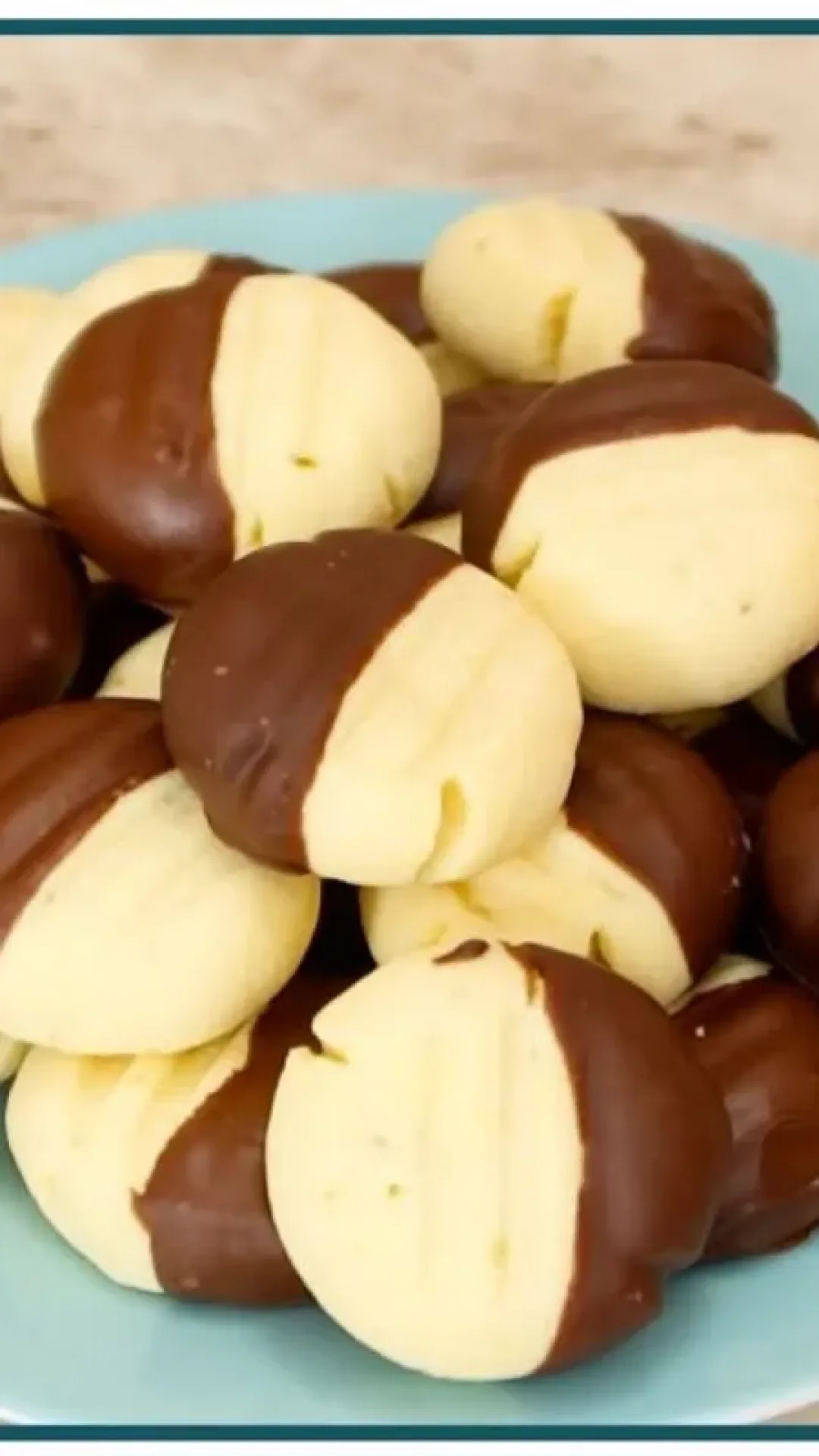 Biscoitinho com chocolate de padaria, uma delícia crocante que derrete na boca