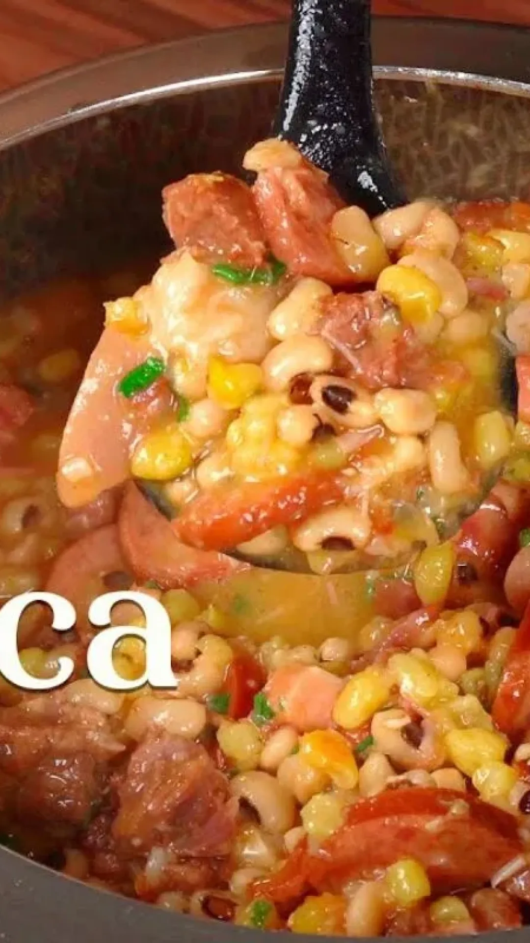 Canjica salgada deliciosa seguindo a receita tradicional nordestina para o seu fim de ano