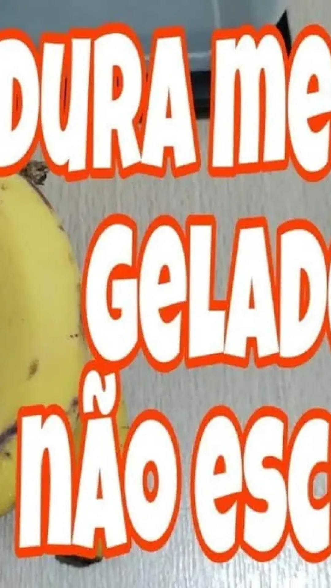 Como conservar banana madura de um jeito que não escurece nem fica desmanchando