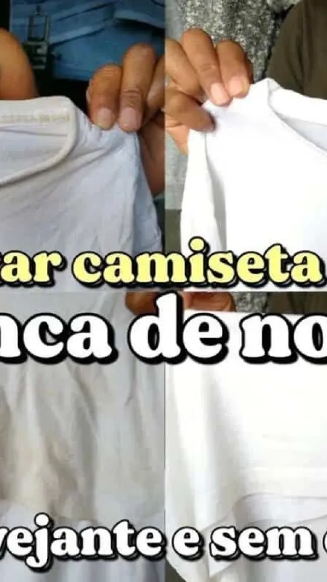 Como desencardir roupa branca e amarelada rapidinho sem esfregar o dia todo