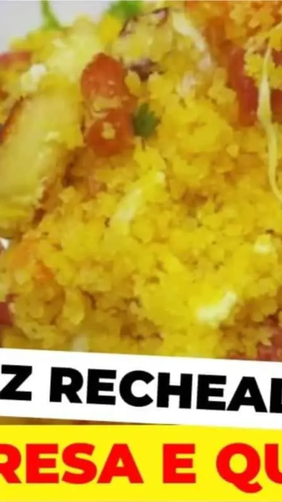 Como fazer cuscuz recheado de calabresa e queijo que fica uma delícia e é muito prático