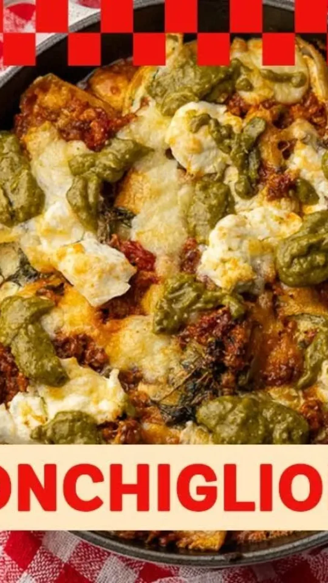 Conchiglione, uma massa recheada espetacular, ideal para servir em ocasiões especiais e almoços festivos