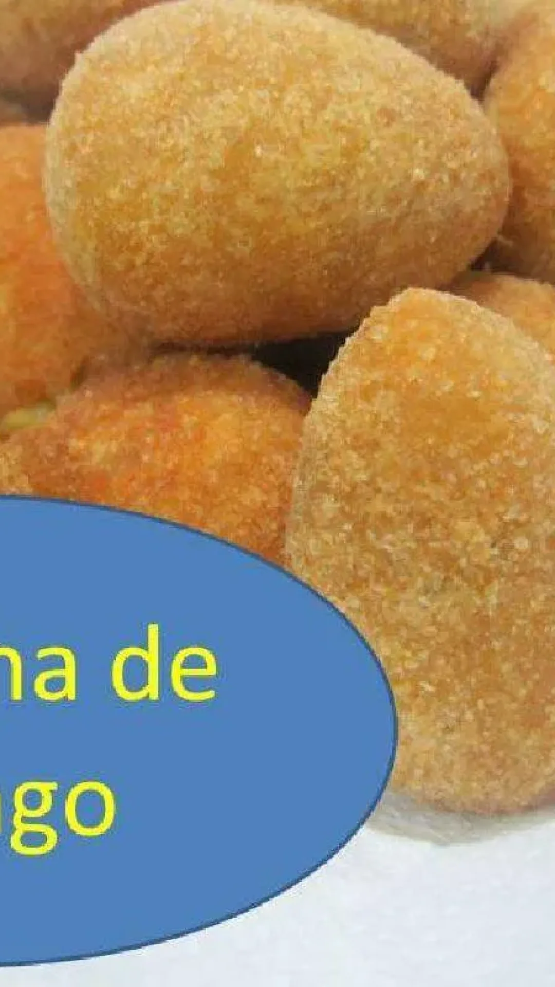 Coxinha de frango que minha avó fazia e fica simplesmente perfeita