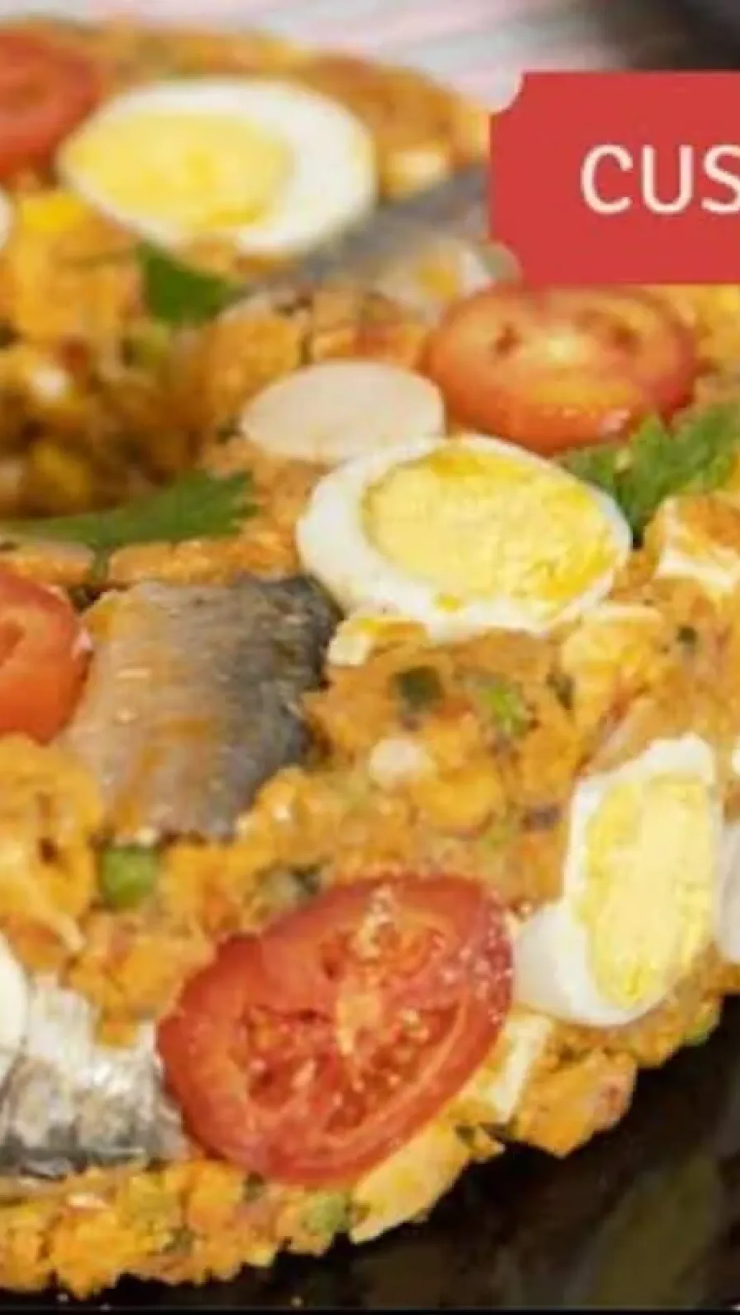 Cuscuz paulista molhadinho e bem recheado para completar sua mesa de ceia natalina