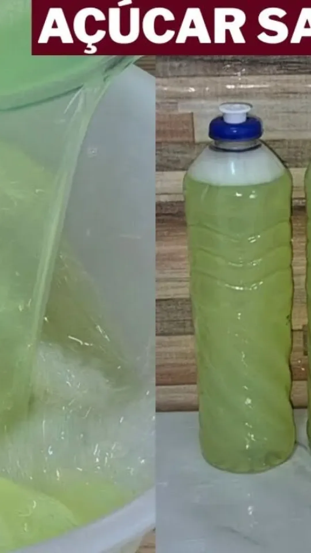 Detergente multiuso caseiro com vinagre e açúcar que limpa e rende muito