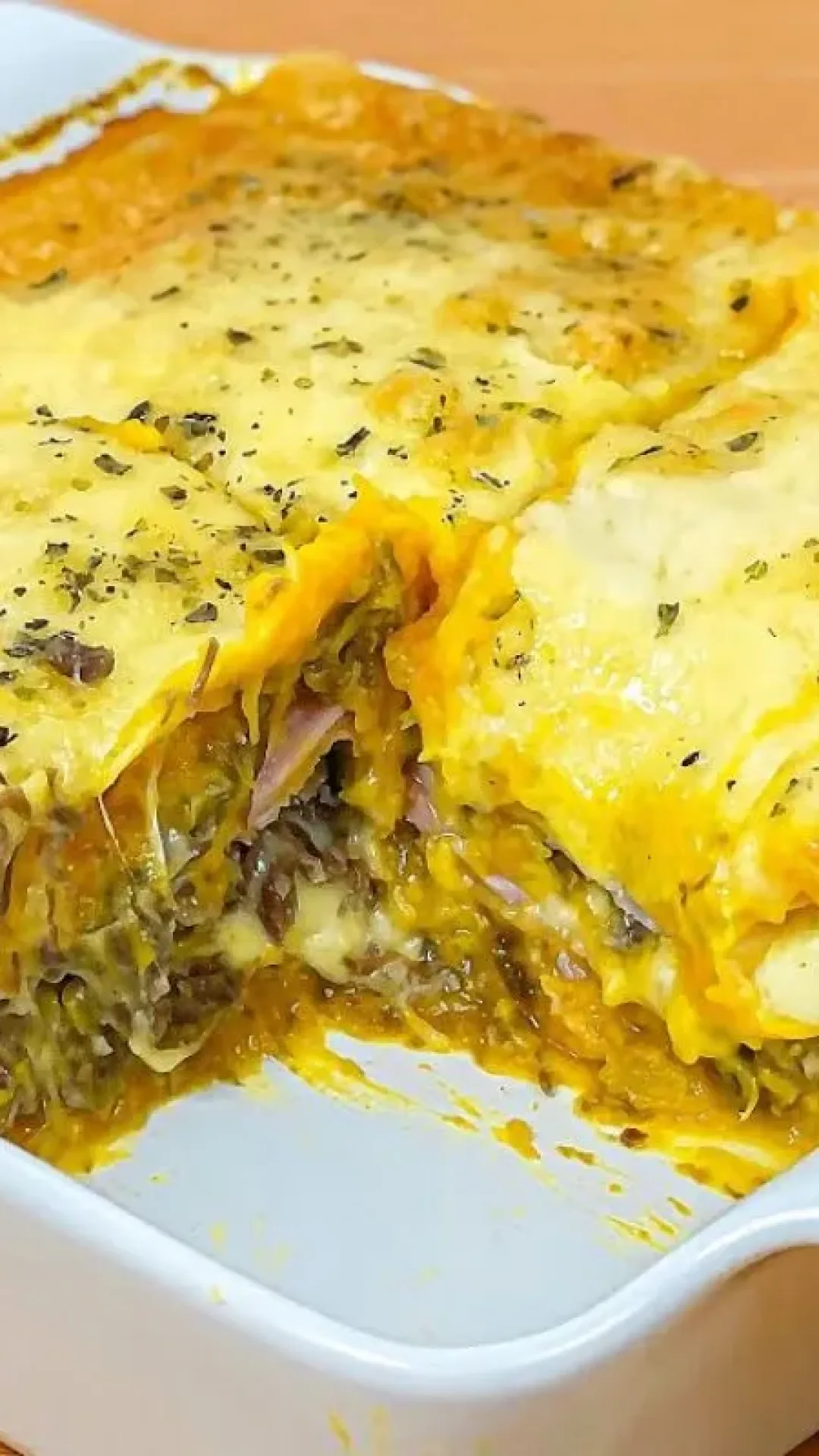 Escondidinho de abóbora com carne seca cremoso e cheio de sabor de comida caseira