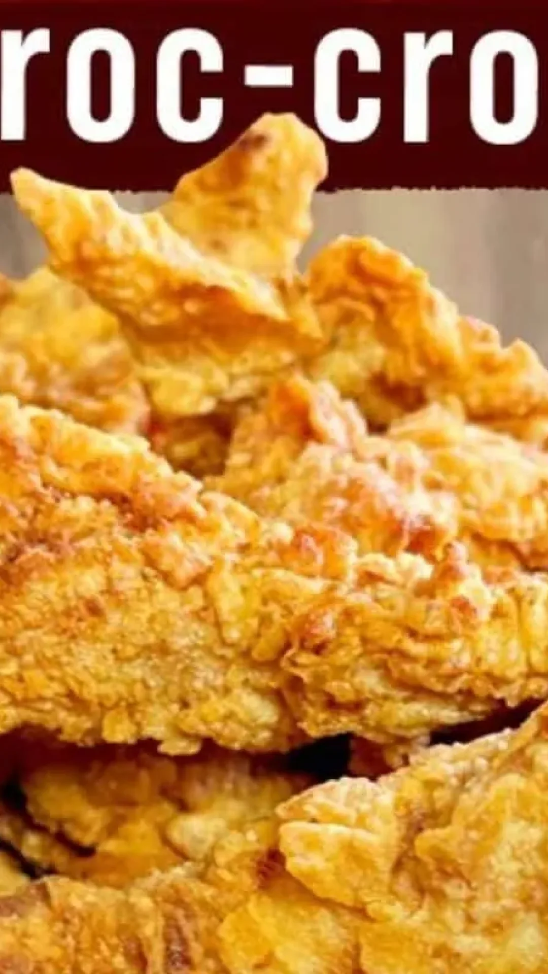 Frango do KFC, bem crocante e sequinho por fora e super suculento por dentro