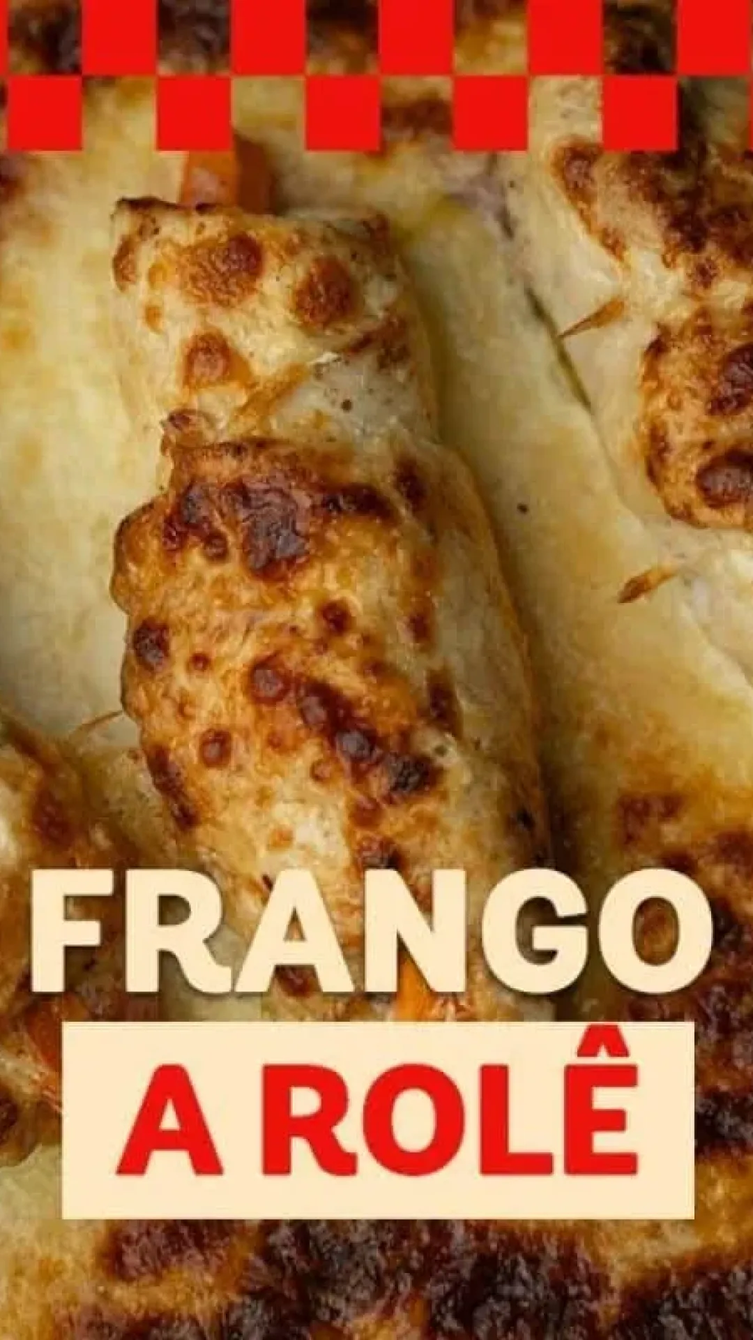 Frango enrolado com calabresa muito suculento e douradinho, para você inovar no seu almoço