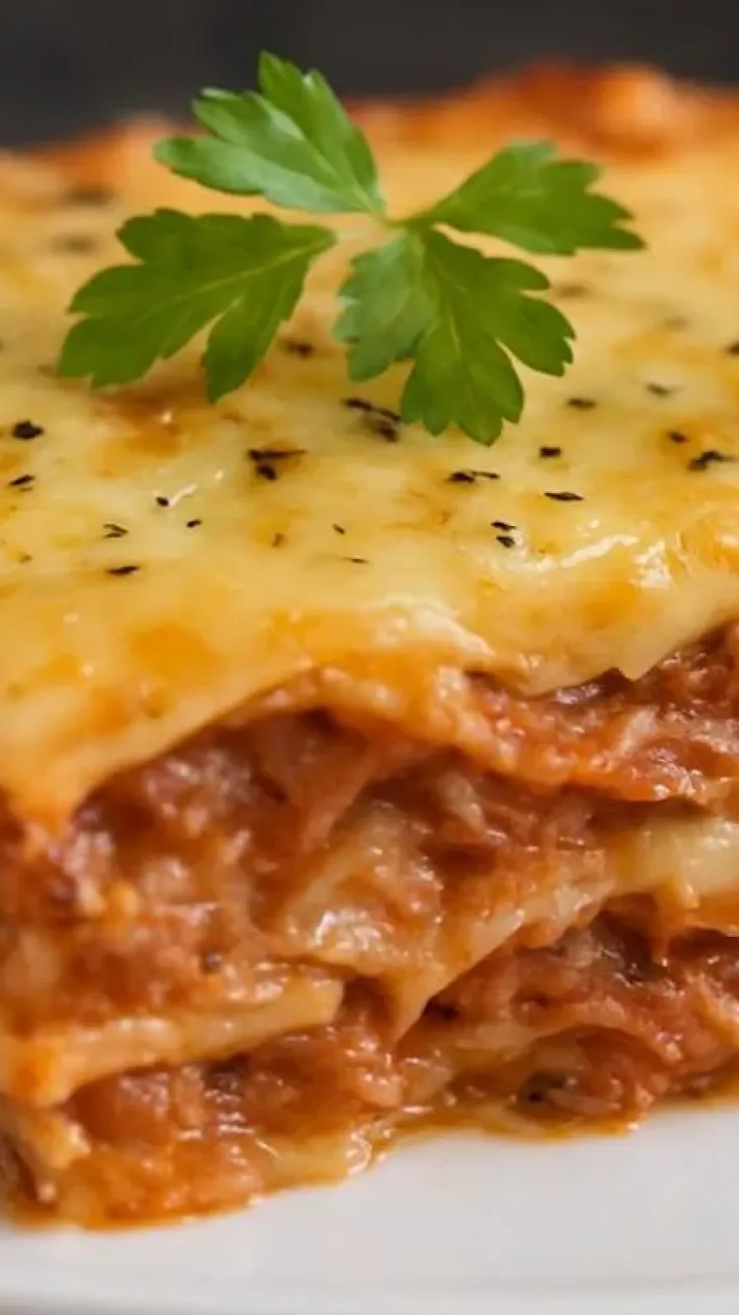 Lasanha de fraldinha, uma verdadeira delícia com carne suculenta e um molho muito especial