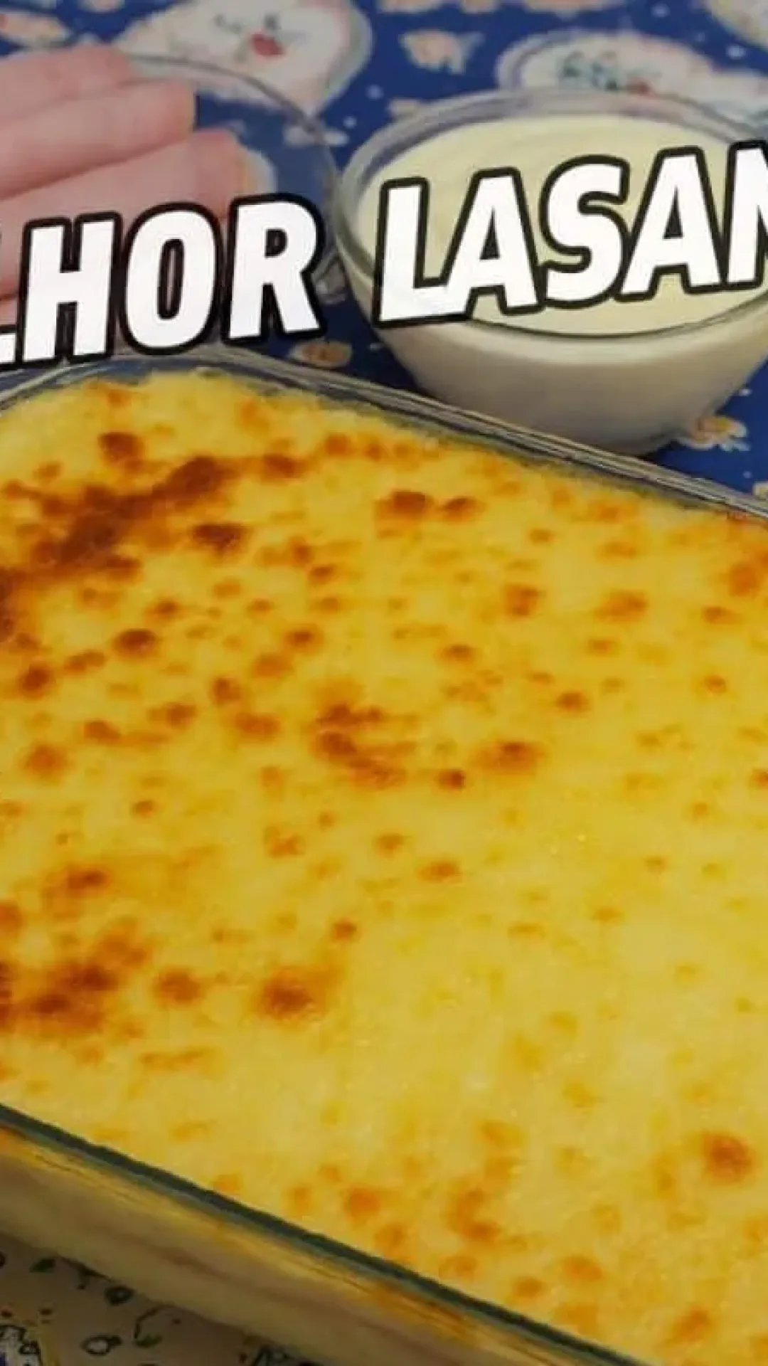 Lasanha de presunto e queijo: o prato cremoso com molho branco para a sua Ceia de Natal.