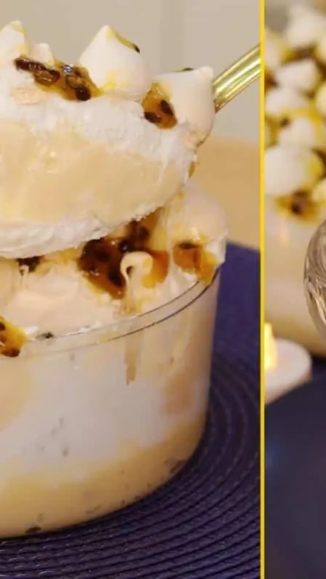 Merengue de maracujá uma sobremesa que vai ser um arraso na sua ceia natalina