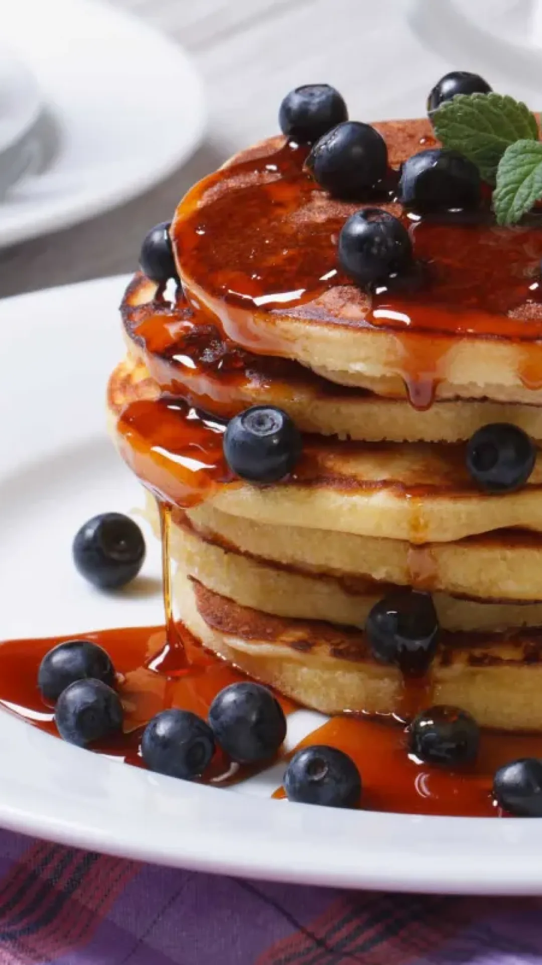 Panqueca americana igual dos filmes simples e fáceis de fazer