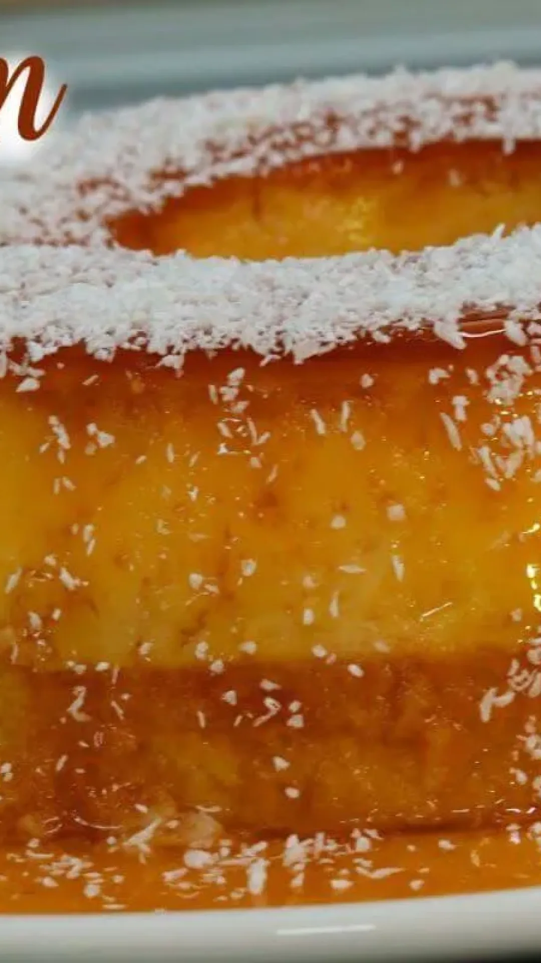 Pudim cremoso de coco seu natal vai ficar perfeito com essa sobremesa