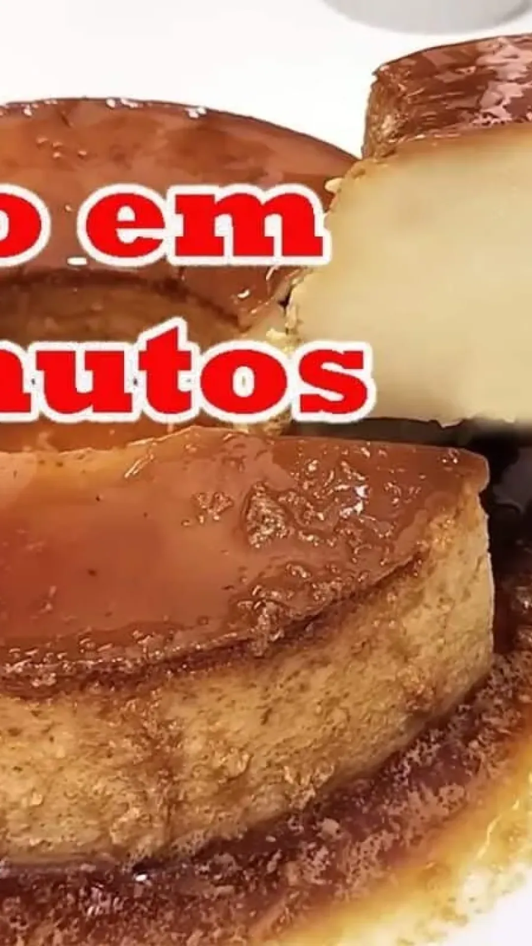 Pudim de 10 minutos, a sobremesa mais rápida do mundo, que fica perfeita e com um sabor incrível