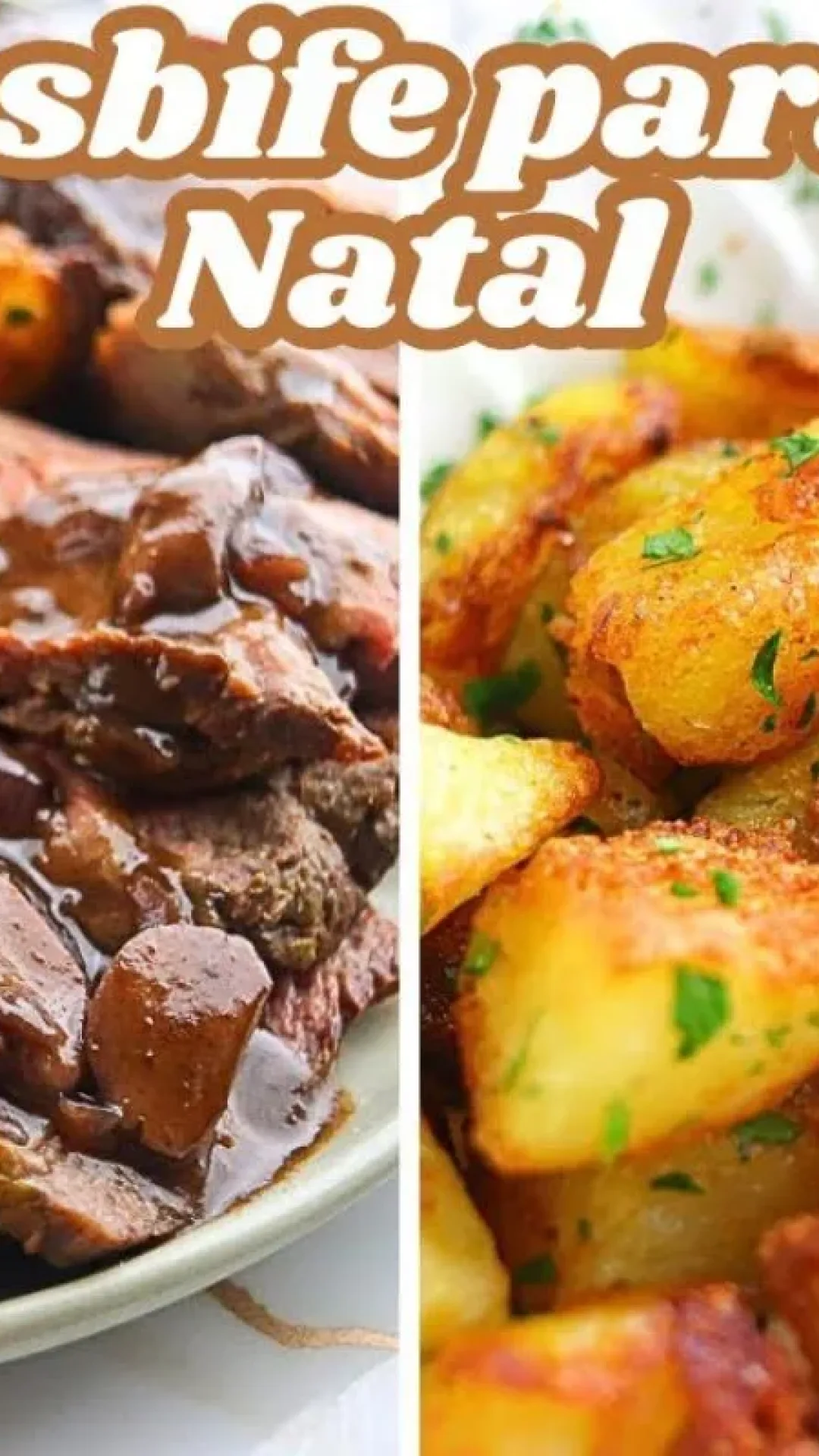 Rosbife com batatas douradas para o Natal: receita maravilhosa de roast beef