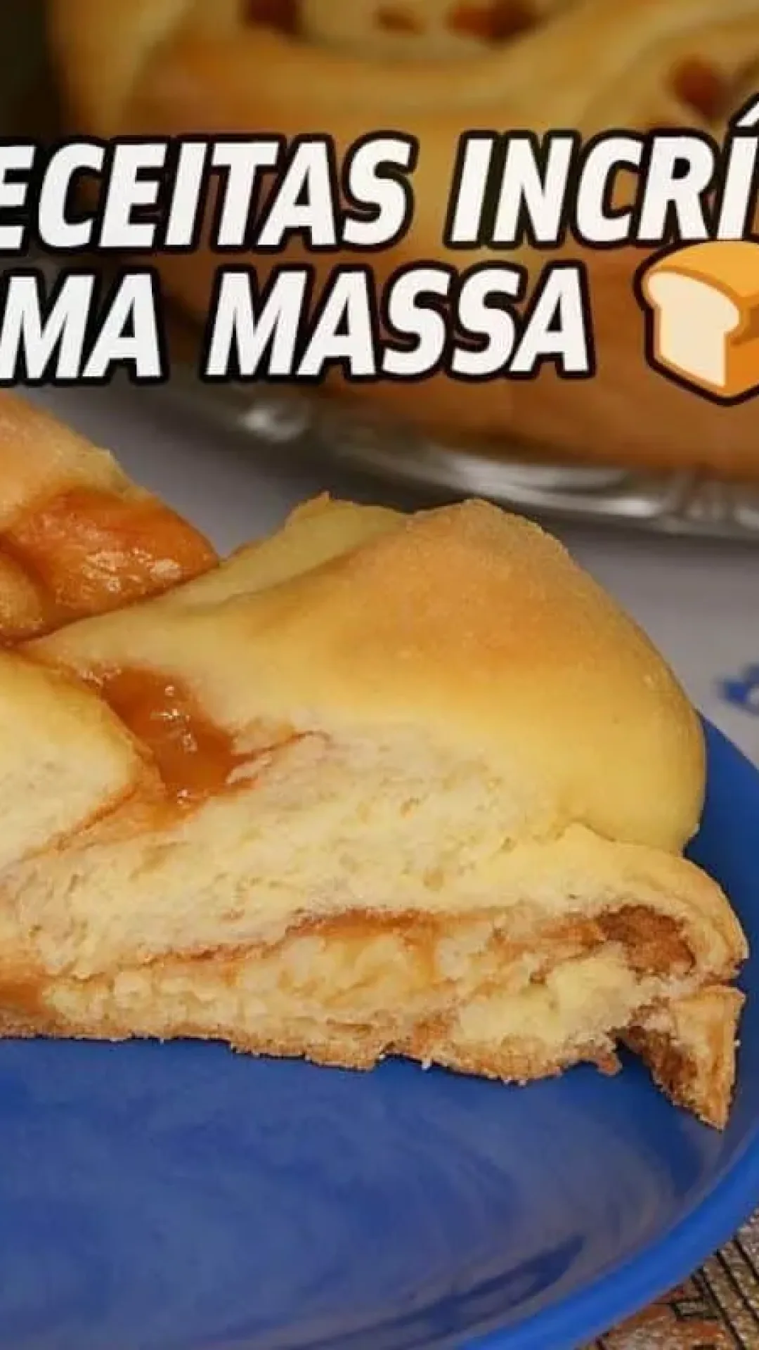 Rosca de frutas e trança de doce de leite: a receita que derrete na boca de tão macia