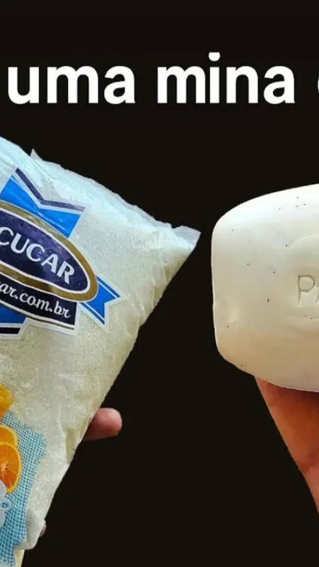 Sabonete líquido caseiro com açúcar e sabonete em barra, rende muito e é super perfumado