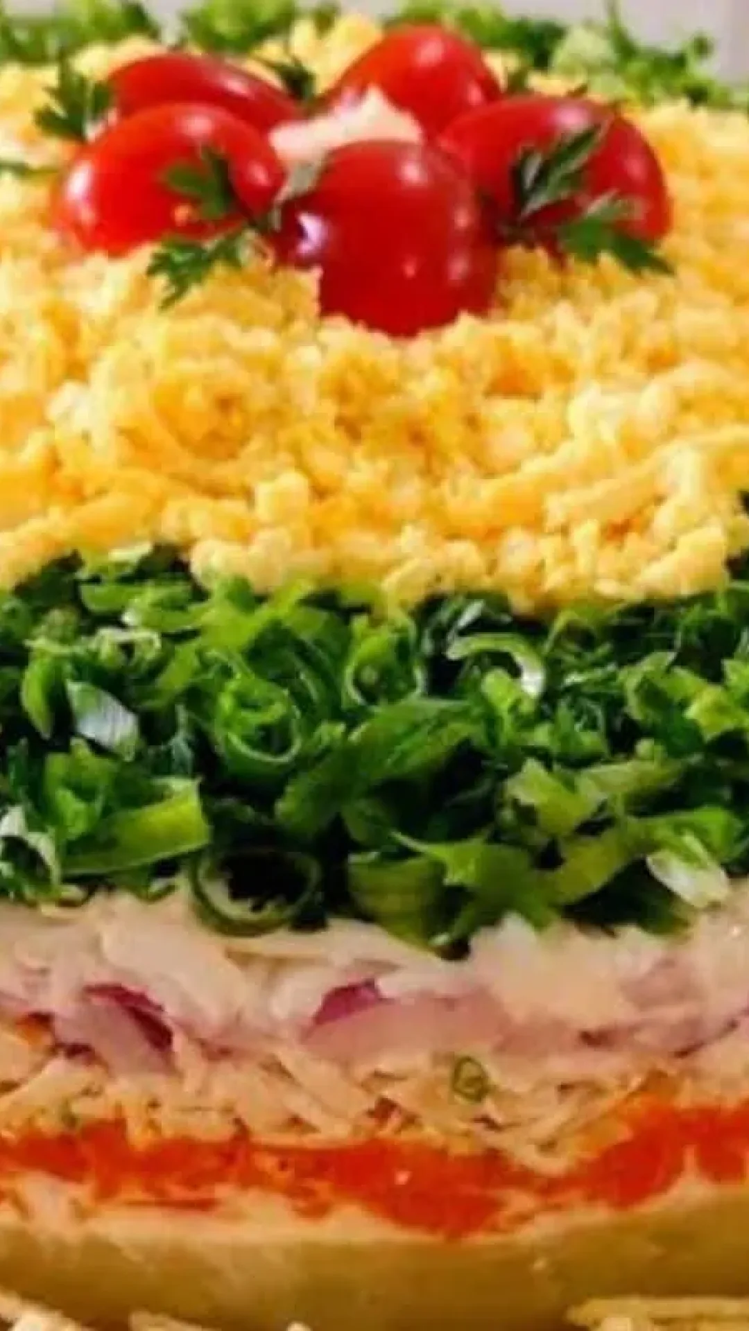 Salada de natal deliciosa e diferente de todas que você já experimentou