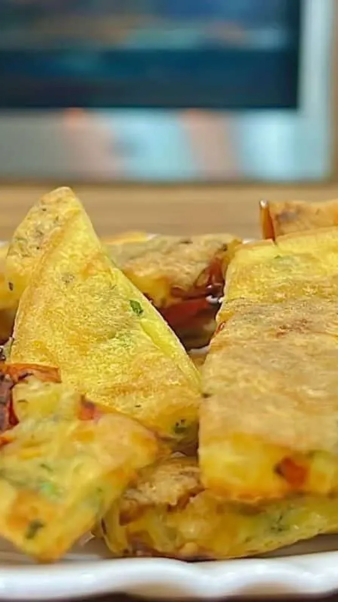 Salgadinho de omelete: crocante por fora e ótimo para servir como lanche ou entrada