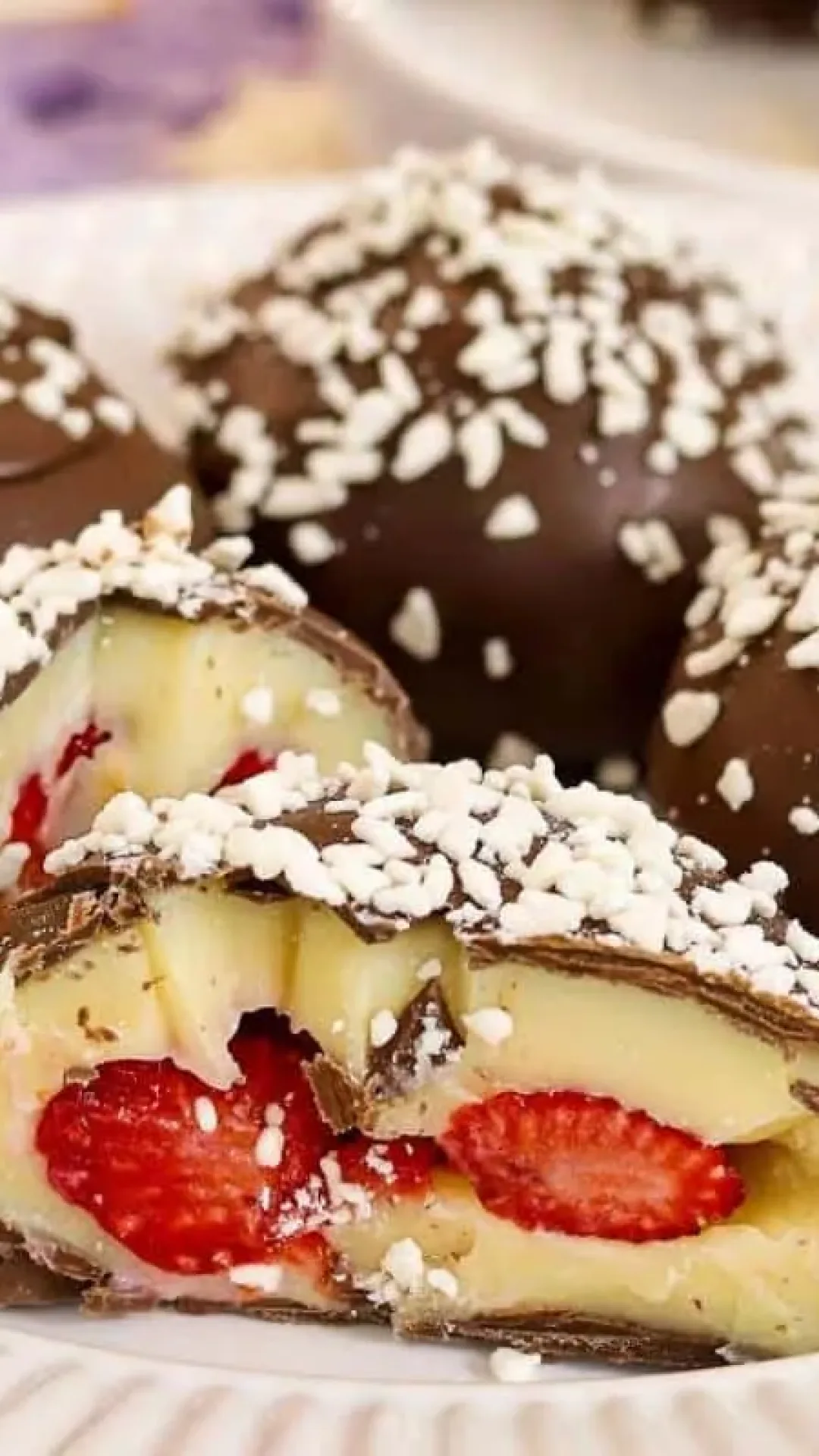 Sobremesa com morango para o natal: muito fácil de fazer que fica pronta em poucos minutos