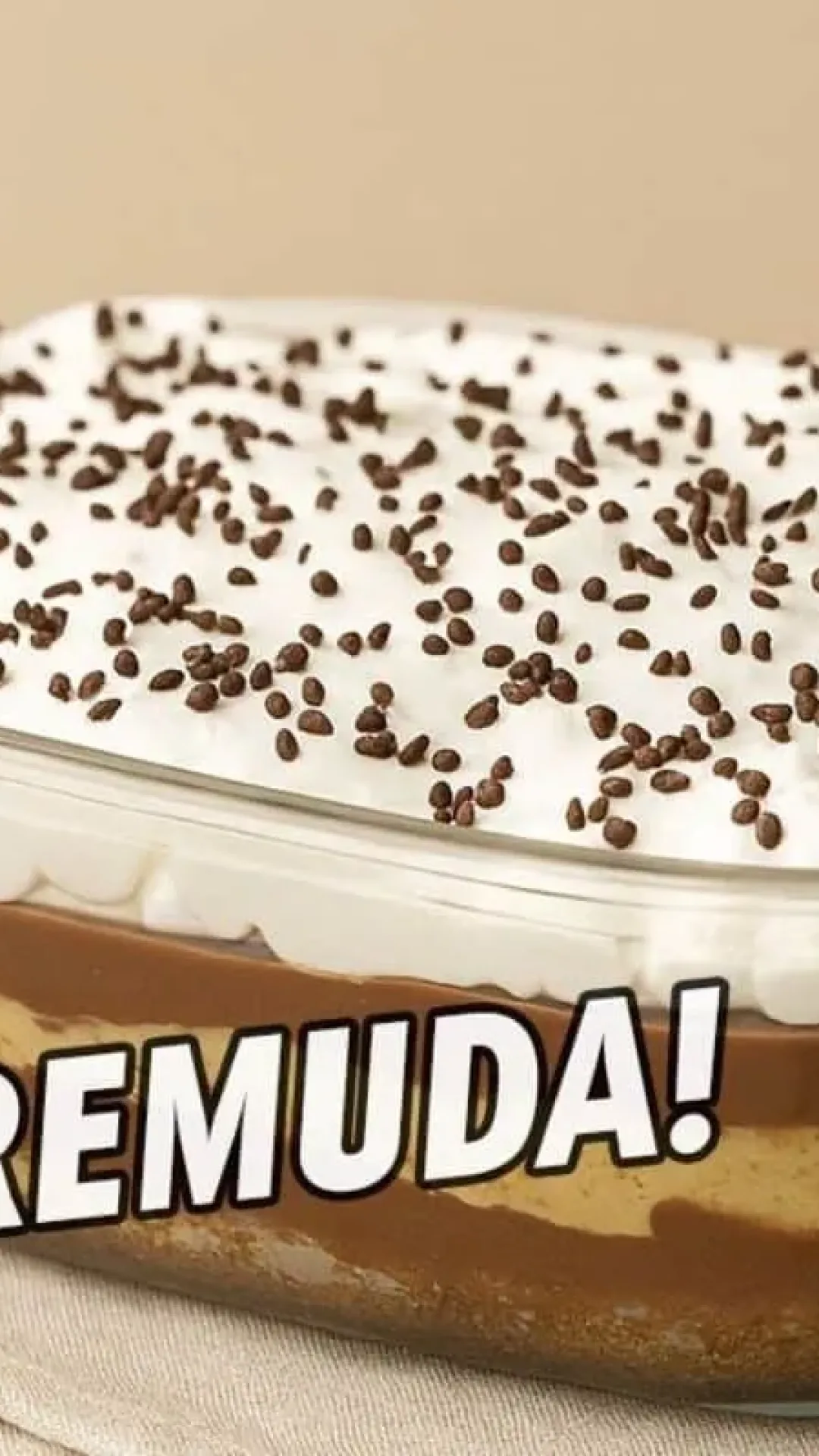 Sobremesa cutuca cunhada, a mais cremosa do mundo, para fazer sucesso na reunião de amigos ou família