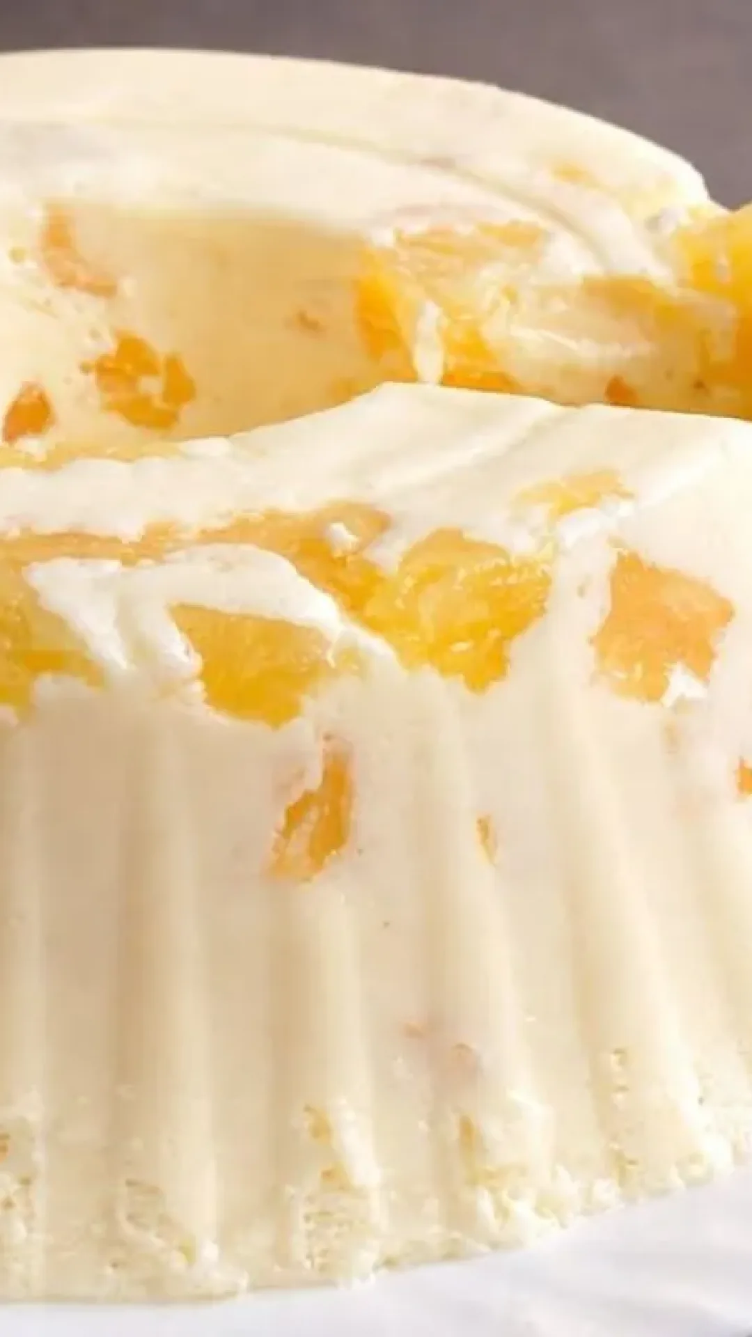 Sobremesa gelada de abacaxi: um doce refrescante e delicioso feito no liquidificador