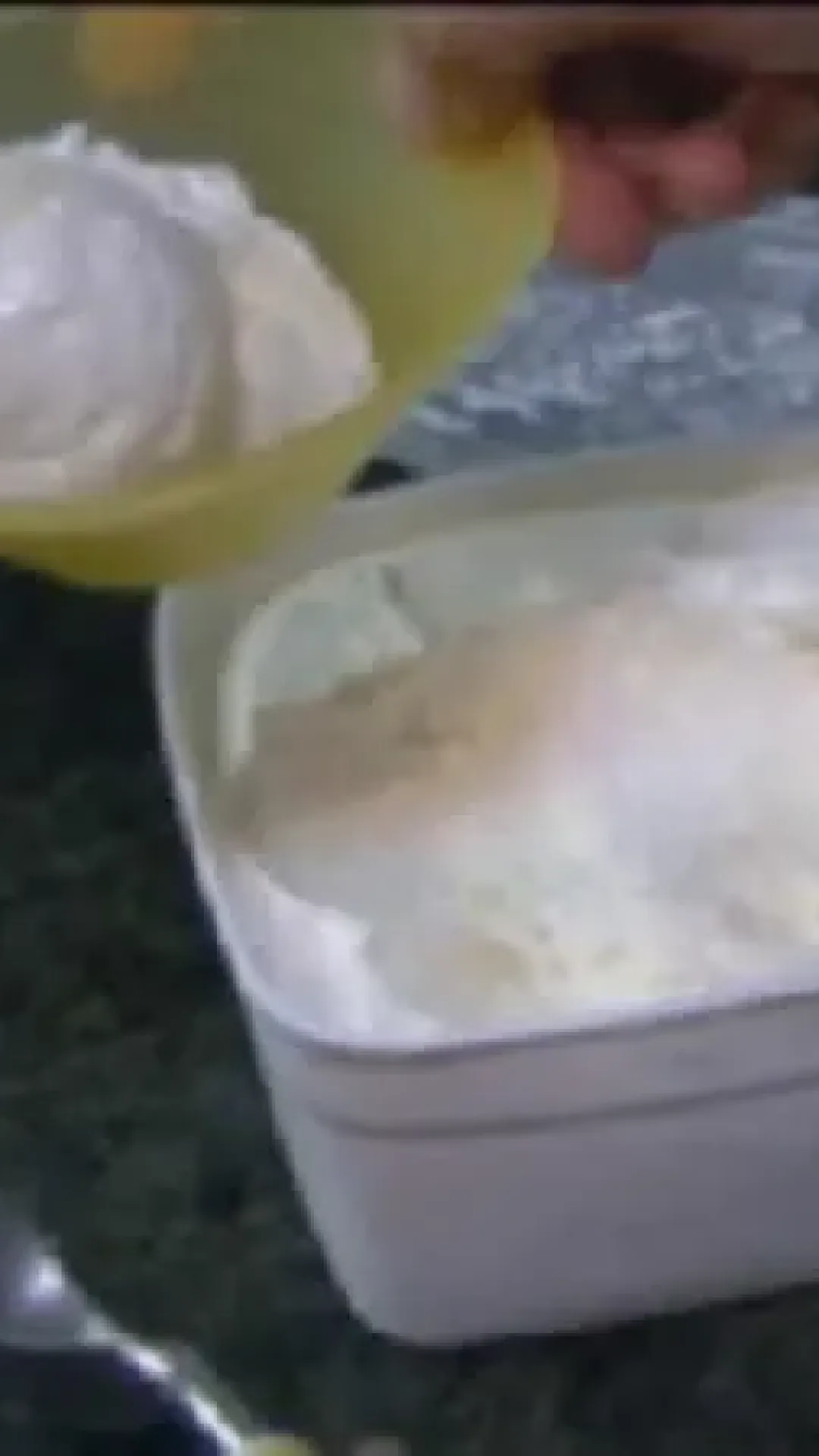 Sorvete Caseiro de Chocolate Branco