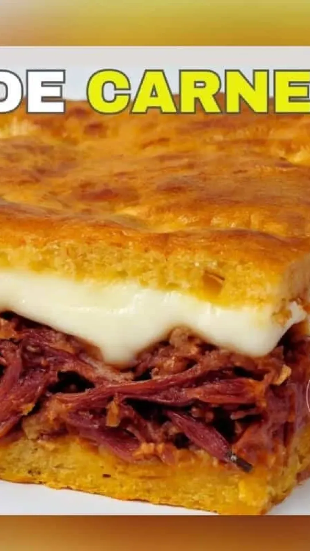 Torta cremosa de carne seca: uma gostosura fácil que você faz no liquidificador