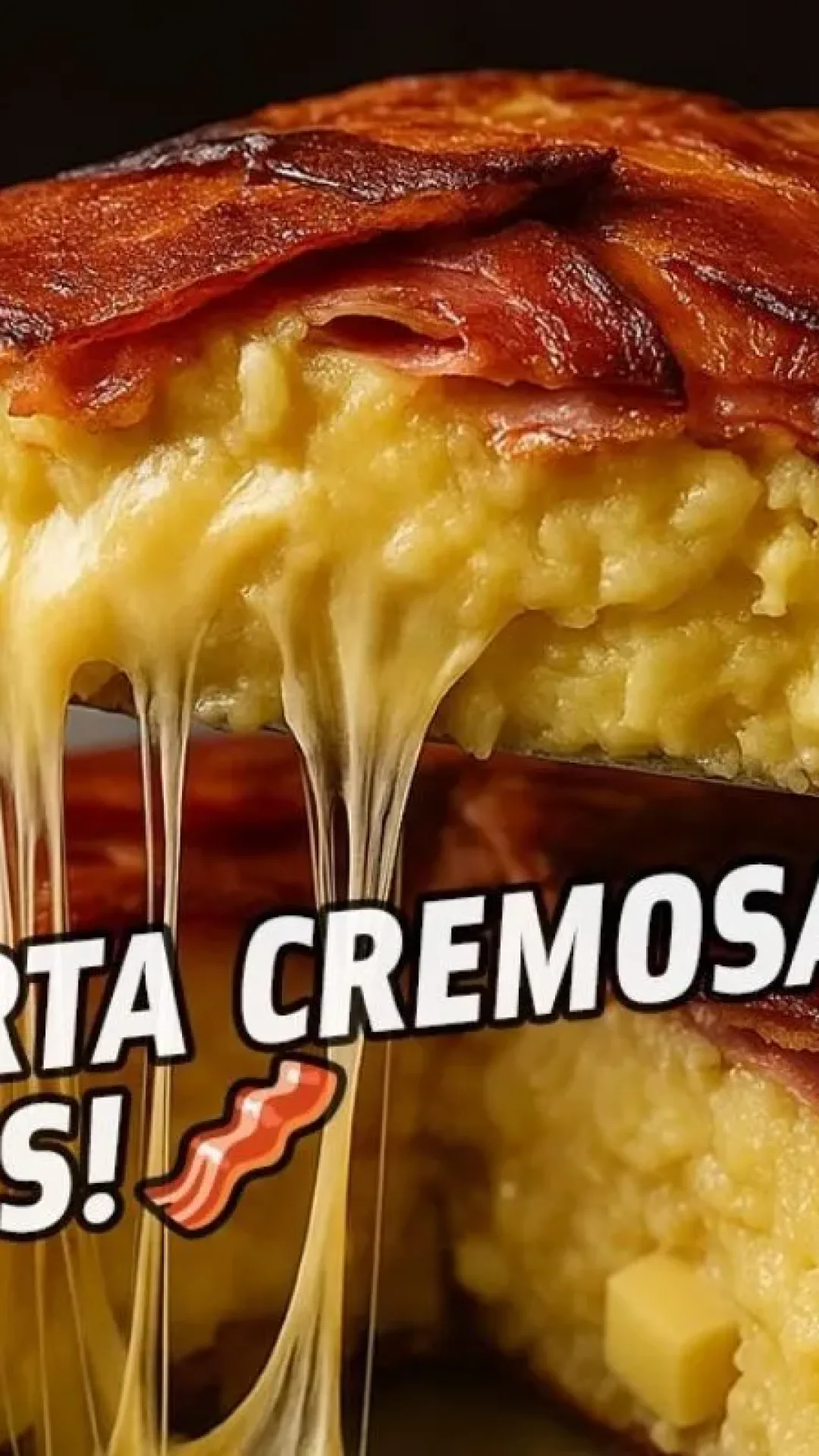 Torta de batata com queijo e bacon: irresistível e cremosa para a sua refeição em família