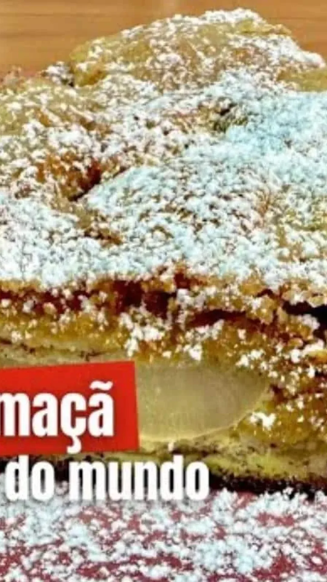 Torta de maçã alemã que fica ótima em qualquer refeição do seu natal