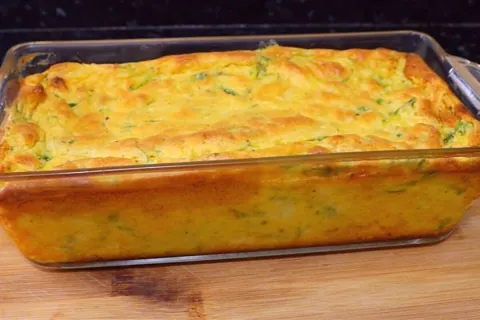 Suflê de abobrinha leve, saboroso e pronto rapidinho para se