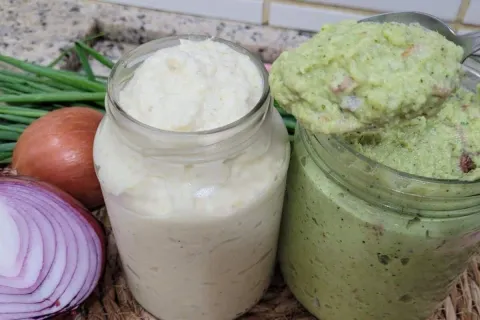 Tempero caseiro de alho, uma mistura natural que deixa qualq