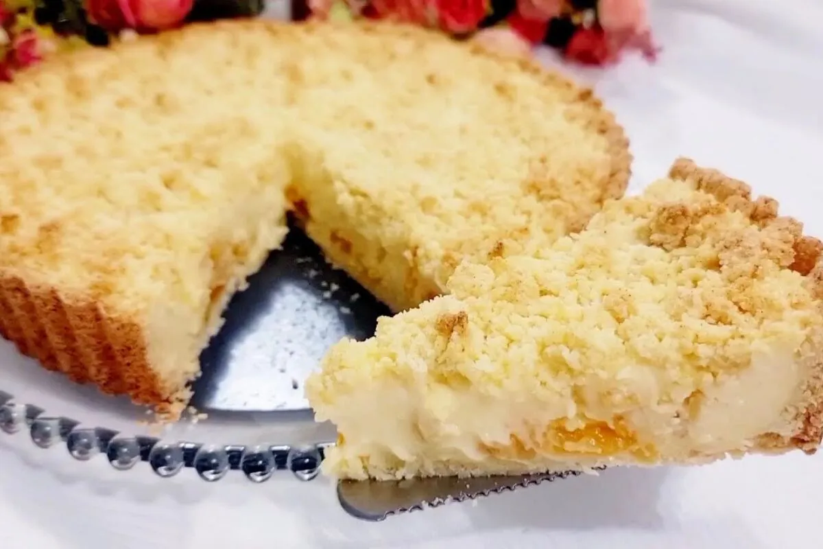 Torta cremosa de damasco: uma sobremesa diferente e irresist