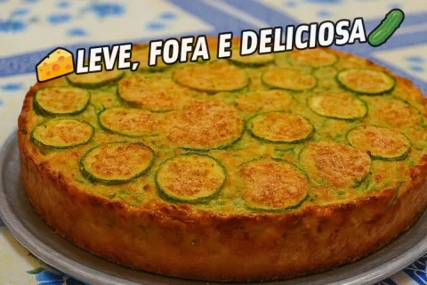 Torta de abobrinha: receita fácil e prática que fica pronta 