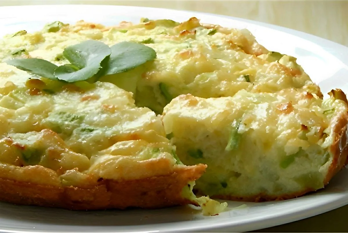 Torta de abobrinha uma opção leve e saborosa para o jantar d