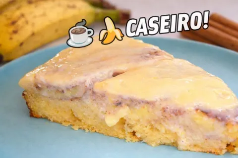 Torta de banana: aproveite as frutas maduras para fazer essa