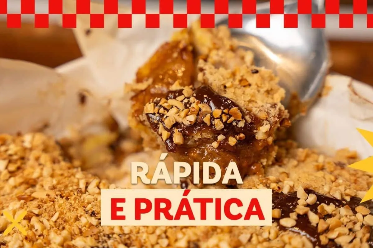 Torta de banana mais fácil do mundo que fica pronta em minut