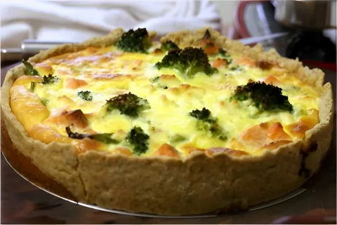 Torta de brócolis aos 3 queijos você nunca provou nada igual