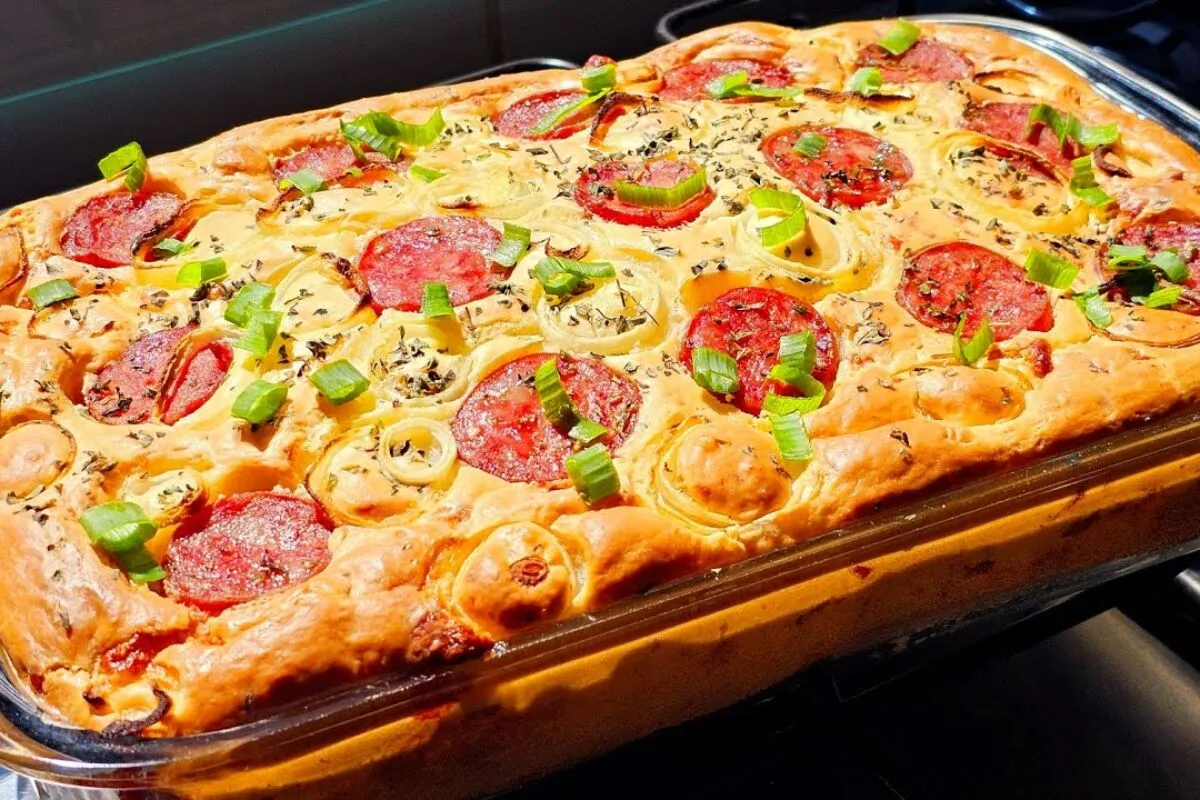 Torta de calabresa de liquidificador: uma opção de lanche rá