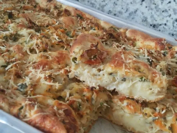 Torta de Frango com Massa de Batata