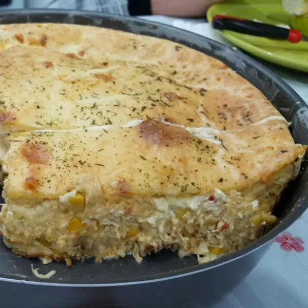 Torta de Frango Cremosa de Liquidificador