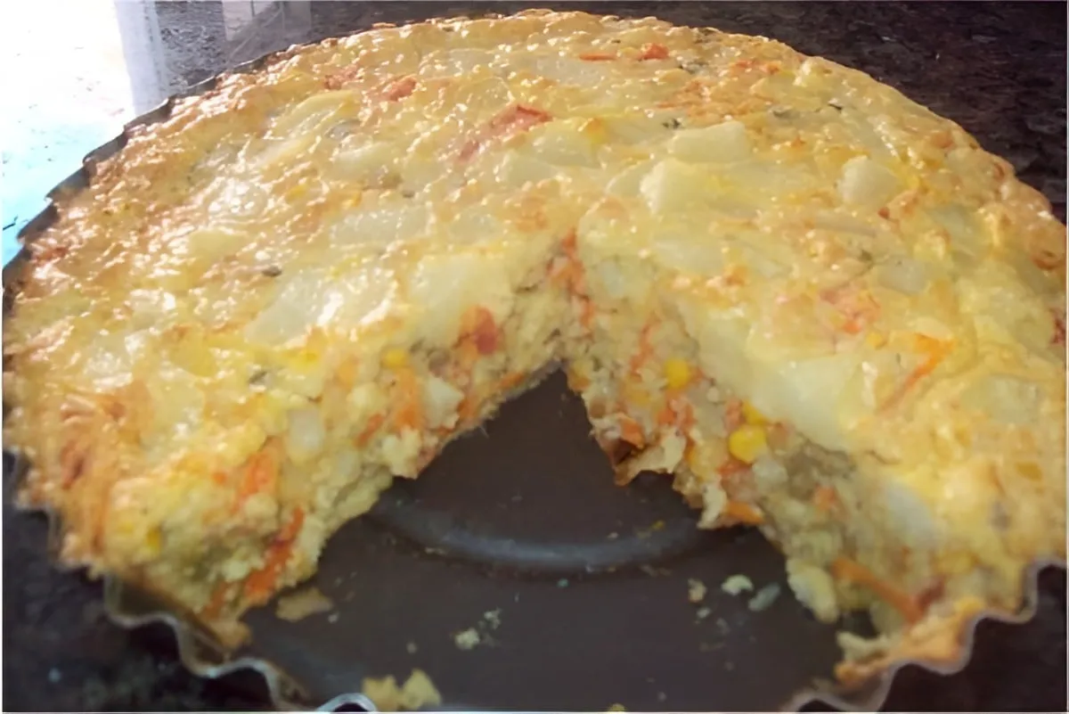 Torta de legumes de liquidificador perfeita para um lanche l