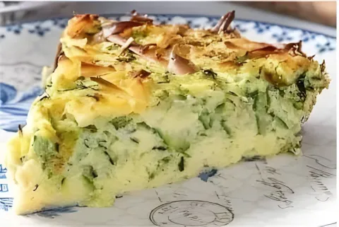 Torta de legumes saborosa nutritiva e saudável perfeita para
