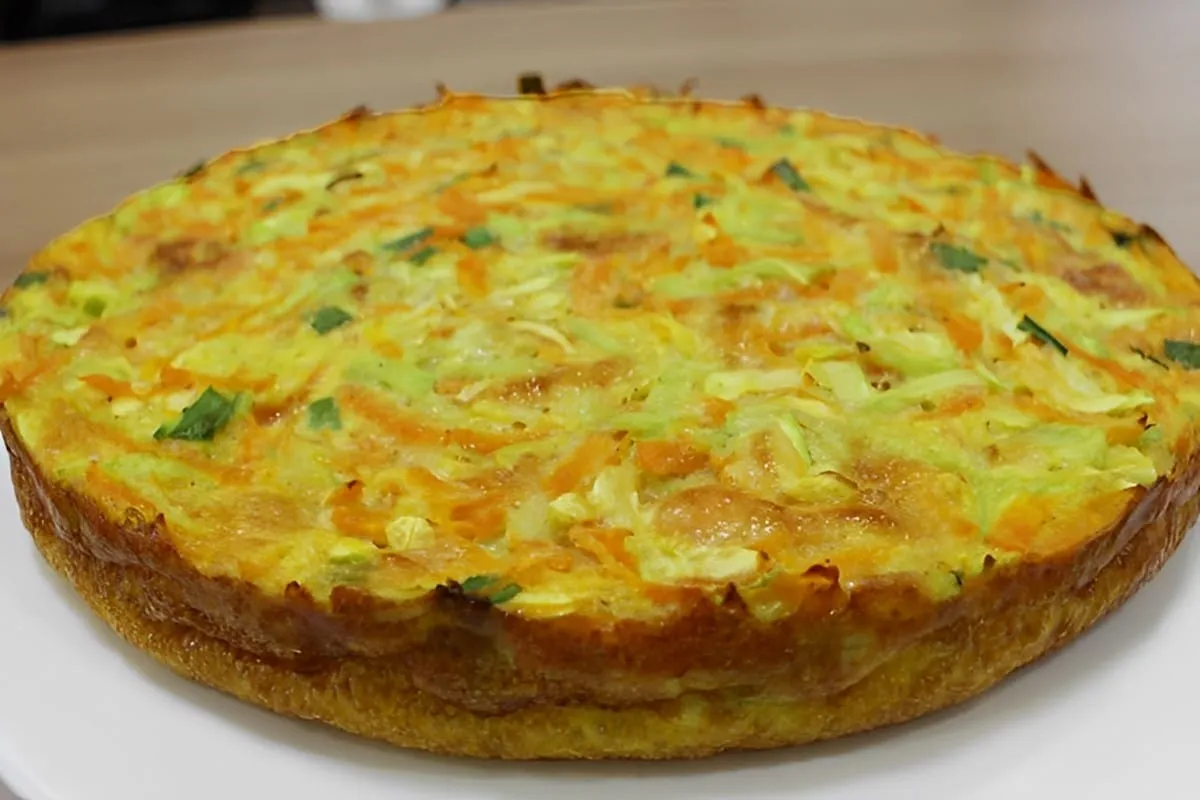 Torta de legumes sem farinha prática e saudável sua família