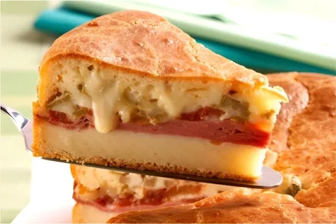 Torta de mortadela com requeijão um sabor surpreendente perf