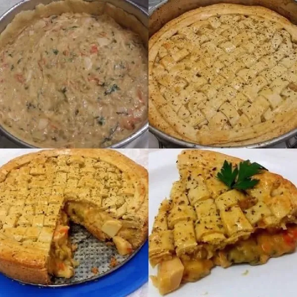 Torta de Palmito Cremosa