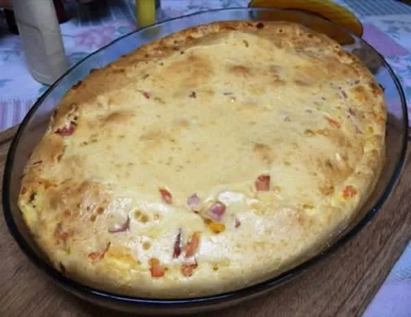 Torta de Presunto e Queijo de Liquidificador