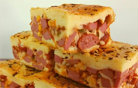 Torta de salsicha de liquidificador uma torta pra fazer gast